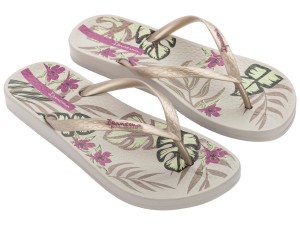 IPANEMA 83759-BL501 JAPONKI DAMSKIE (35-42) BEŻOWO-ZŁOTE 