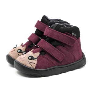 MRUGAŁA NEKO BAREFOOT 6224/6-55 KITTY PLUM (26-30) trzewiki przejściowe z membraną Te-Por
