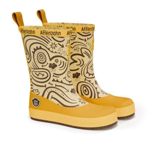 AFFENZAHN BAREFOOT KALOSZE DZIECIĘCE (23-35) VEGAN PLASHY - TIGER