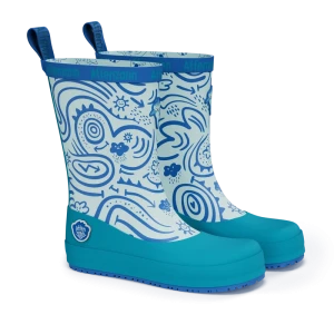 AFFENZAHN BAREFOOT KALOSZE DZIECIĘCE (23-35) VEGAN PLASHY - SHARK