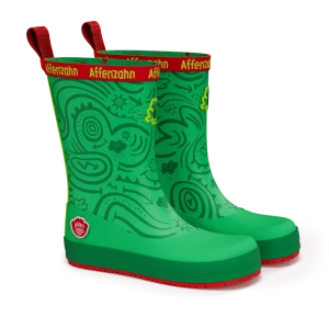 AFFENZAHN BAREFOOT KALOSZE DZIECIĘCE (23-35) VEGAN PLASHY - FROG
