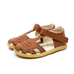 MRUGAŁA LOLA NATURAL sandały dziecięce zakryte  (31-35)  