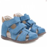 Emel Ankara sandałki sandały dziecięce kryte Roczki E2437-30 niebieskie