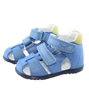 Emel Ankara sandałki sandały dziecięce kryte Roczki E2437-7 niebieskie 