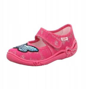 Superfit   kapcie na rzep  (32,35)  motylki 