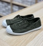 Cienta 70777-22 Khaki  hiszpańskie, pachnące trampki z gumką  