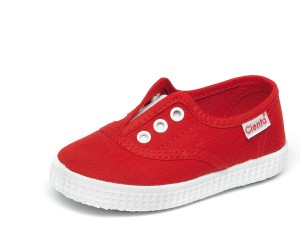 Cienta 55000-02 Rojo tenisówki hiszpańskie, trampki  wciągane na gumkę 