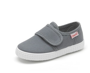 Cienta 58000-23 Gris tenisówki hiszpańskie, trampki pachnące na rzep