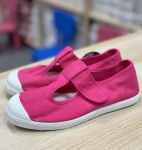 Cienta 77997-88 Fuscia hiszpańskie, pachnące tenisówki na rzepy