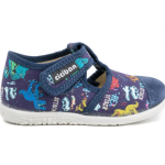 Ciciban 433 kapcie z wkładką profilowaną  na rzep  (18-35)  Adventure