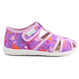 Ciciban 440 kapcie z wkładką profilowaną  na rzep  (21-30)  Cassy 