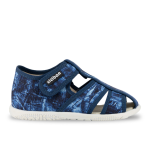 Ciciban 440 kapcie z wkładka profilowaną na rzep  (21-30) DENIM