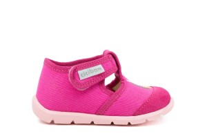 Ciciban Fuxia 493  kapcie na rzep z wkładką profilowaną  (21-29) zebra