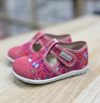 Ciciban Pitty 433 kapcie na rzep  dziewczęce z profilowaną wkładką (18-35)     