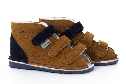 DANIELKI-DZIECIĘCE-SANDAŁY-PROFILAKTYCZNE-CAMEL-GRANAT-TX105-TX115