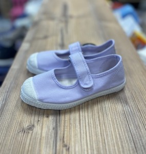 Cienta 76997-13 Lila hiszpańskie, pachnące tenisówki na rzepy 