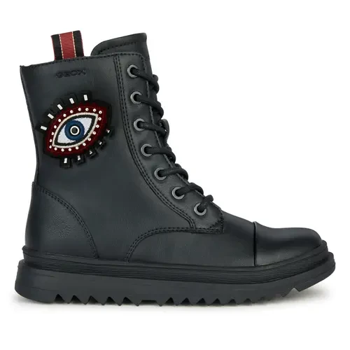 GEOX-DZIEWCZĘCE-BOTKI-PRZEJŚCIOWE-BLACK/DK-RED.JPG