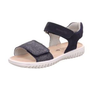 Superfit 1-009011-8000  sandały dziecięce Sparkle granatowe (36-38)   