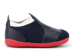 Bobux Xplorer Activ Knit Navy + White 501615 buty do nauki chodzenia