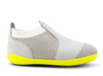 Bobux Xplorer Activ Knit Grey +White 501616, buty do nauki chodzenia