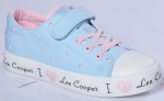LEE COOPER  błękitne dziewczęce trampki (28-35) 