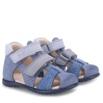 Emel Ankara E2437-46 Roczki sandały dziecięce kryte niebieskie