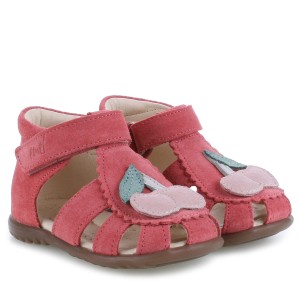 Emel Bali ES 1214E-4 sandały dziecięce kryte wisienki 