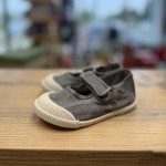 Cienta 452777-23 Gris tenisówki na rzepy  BAREFOOT 