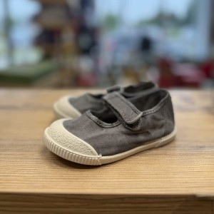 Cienta 452777-23 Gris tenisówki na rzepy  BAREFOOT 