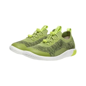 KEEN KNX KNIT LACE BAREFOOT buty miejskie dziecięce (24-35) zielone