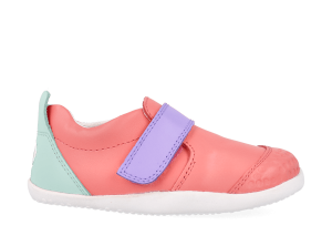 Bobux Xplorer Go Ocean Coral + Meta Mauve 501042, buty do nauki chodzenia  