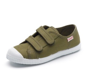 Cienta 78020-22 KAKI hiszpańskie, pachnące trampki  na rzepy 