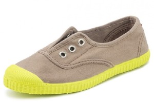 Cienta 70990-46 Beige  hiszpańskie, pachnące trampki z gumką dwukolorowe