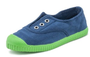 Cienta 70990-48 Azul Lava  hiszpańskie, pachnące trampki z gumką dwukolorowe