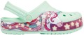 Klapki-Crocs-Classic-Clog-Zielone-Jednorożce-206270-3TI