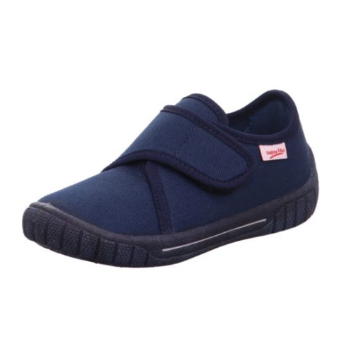 superfit kapcie 0-808271-8100 chłopięce jednolite granatowe.jpg