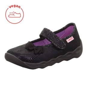 Superfit   kapcie na rzep (23-35)  Bubble CZARNE 