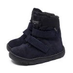 MRUGAŁA TAMI BAREFOOT 7123/5-70 Blu TRZEWIKI ZIMOWE (21-25)  z membraną TE-POR ocieplane kożuszkiem 