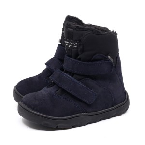 MRUGAŁA TAMI BAREFOOT 7223/5-70 Blu TRZEWIKI ZIMOWE (26-30)  z membraną TE-POR ocieplane kożuszkiem  